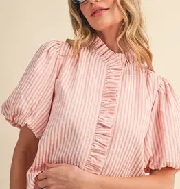 J.HOFFMAN'S Royce Top in Pink Blush