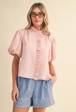 J.HOFFMAN'S Royce Top in Pink Blush