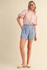 J.HOFFMAN'S Royce Top in Pink Blush