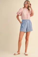 J.HOFFMAN'S Royce Top in Pink Blush