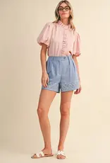 J.HOFFMAN'S Royce Top in Pink Blush