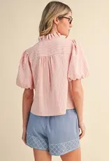 J.HOFFMAN'S Royce Top in Pink Blush