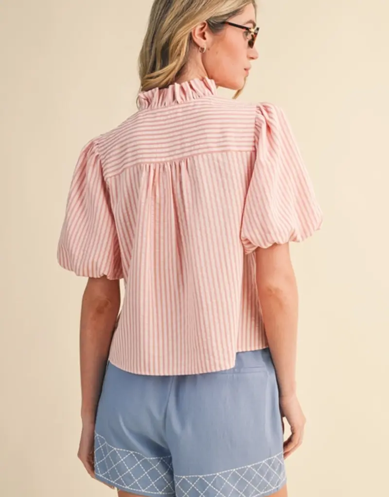 J.HOFFMAN'S Royce Top in Pink Blush