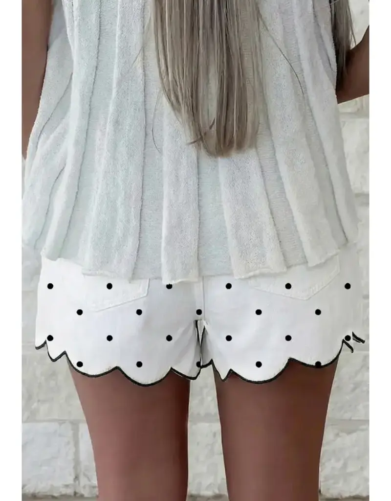 J.HOFFMAN'S Missy Shorts- Polka Dot
