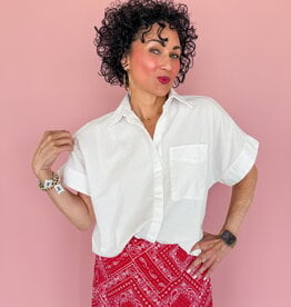 J.HOFFMAN'S Denton Top- White