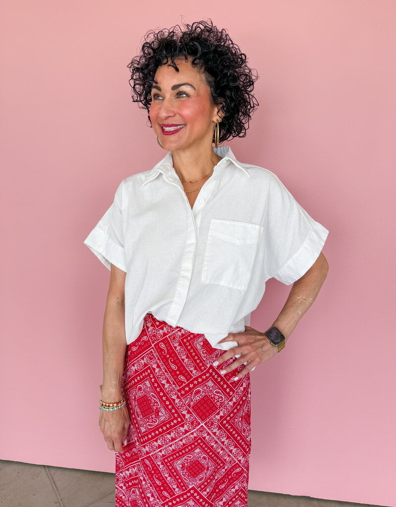 J.HOFFMAN'S Denton Top- White