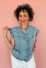 J.HOFFMAN'S Finley Top- Denim