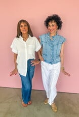 J.HOFFMAN'S Finley Top- Denim