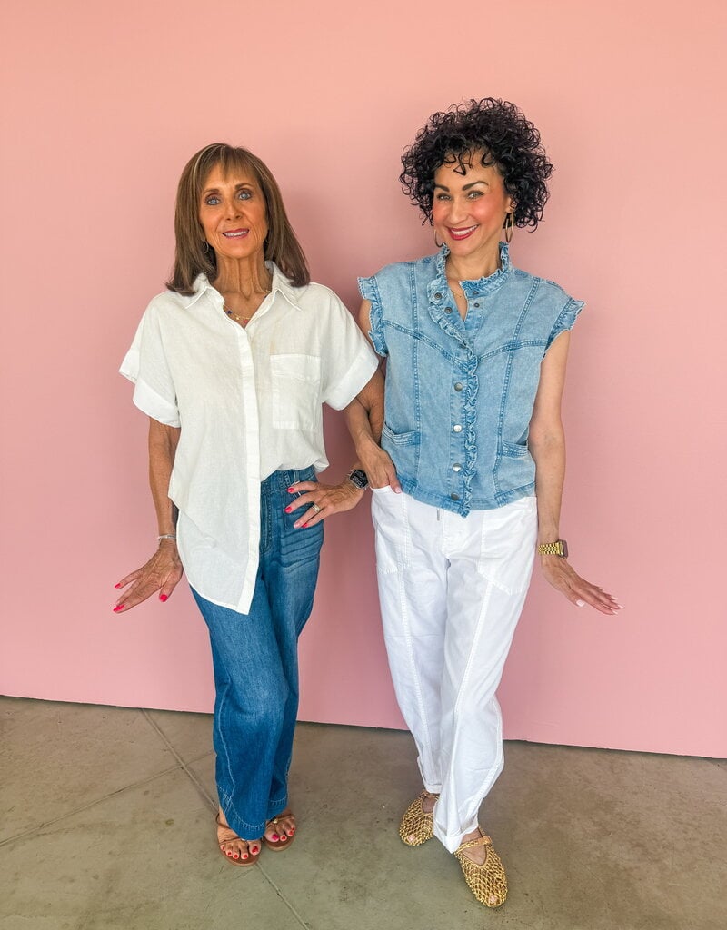J.HOFFMAN'S Finley Top- Denim