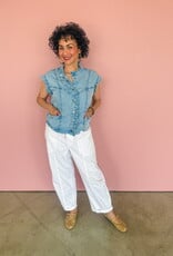 J.HOFFMAN'S Villa Drawstring Barrel Pant- Lamb