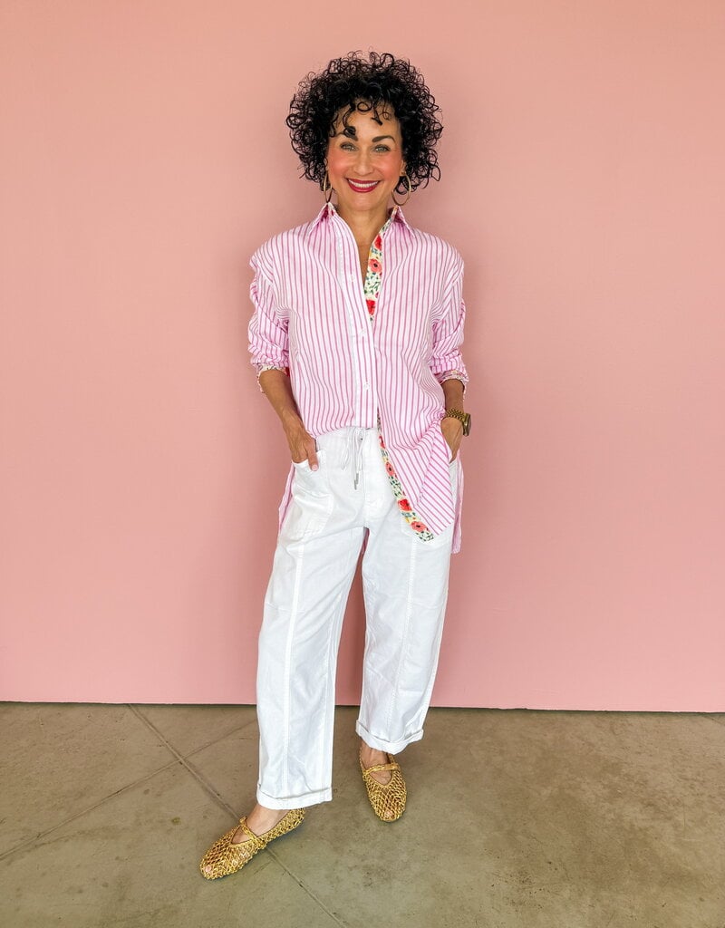 J.HOFFMAN'S Villa Drawstring Barrel Pant- Lamb