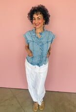J.HOFFMAN'S Villa Drawstring Barrel Pant- Lamb