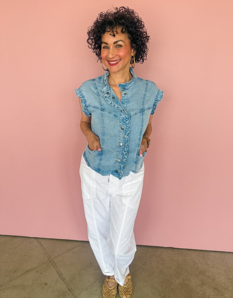 J.HOFFMAN'S Villa Drawstring Barrel Pant- Lamb