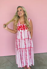 J.HOFFMAN'S Rosa Dress- Red Roses