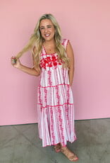 J.HOFFMAN'S Rosa Dress- Red Roses