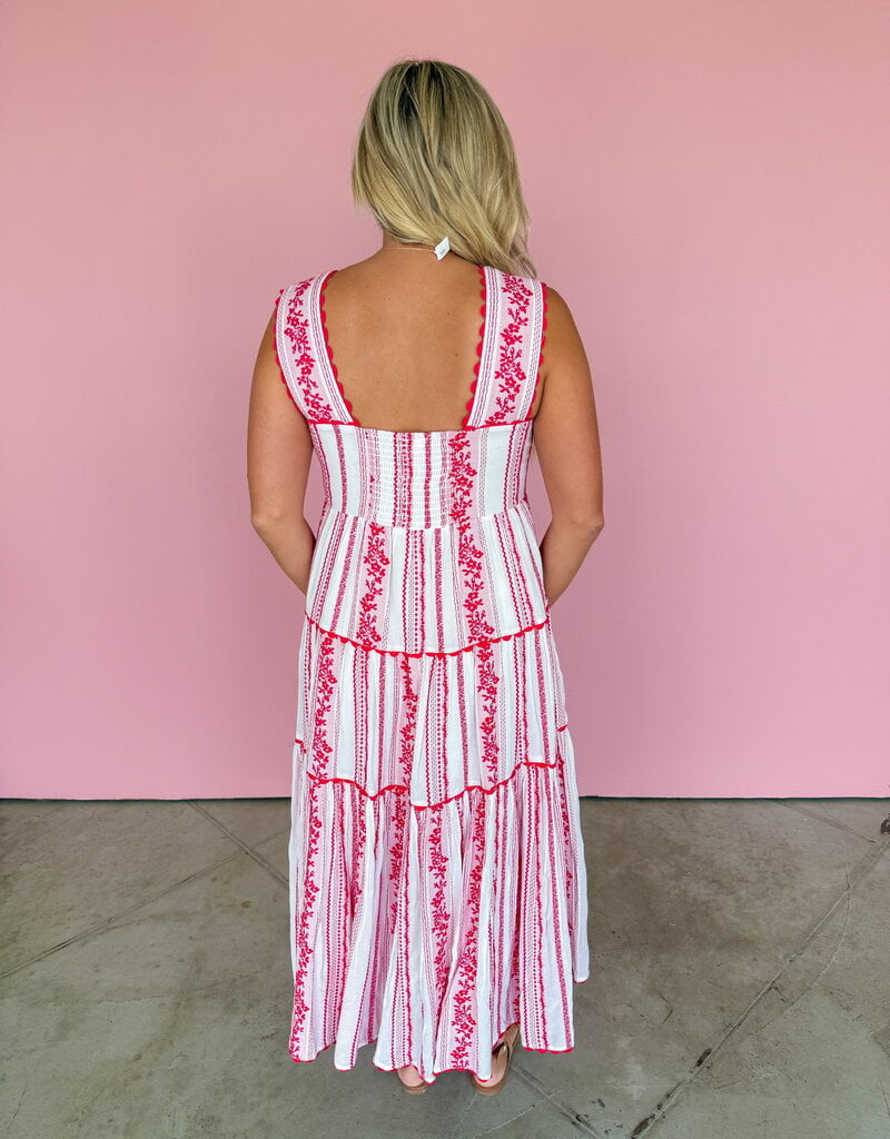 J.HOFFMAN'S Rosa Dress- Red Roses