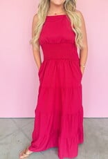 J.HOFFMAN'S Marigold Dress- Burgandy