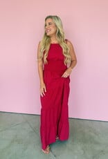 J.HOFFMAN'S Marigold Dress- Burgandy