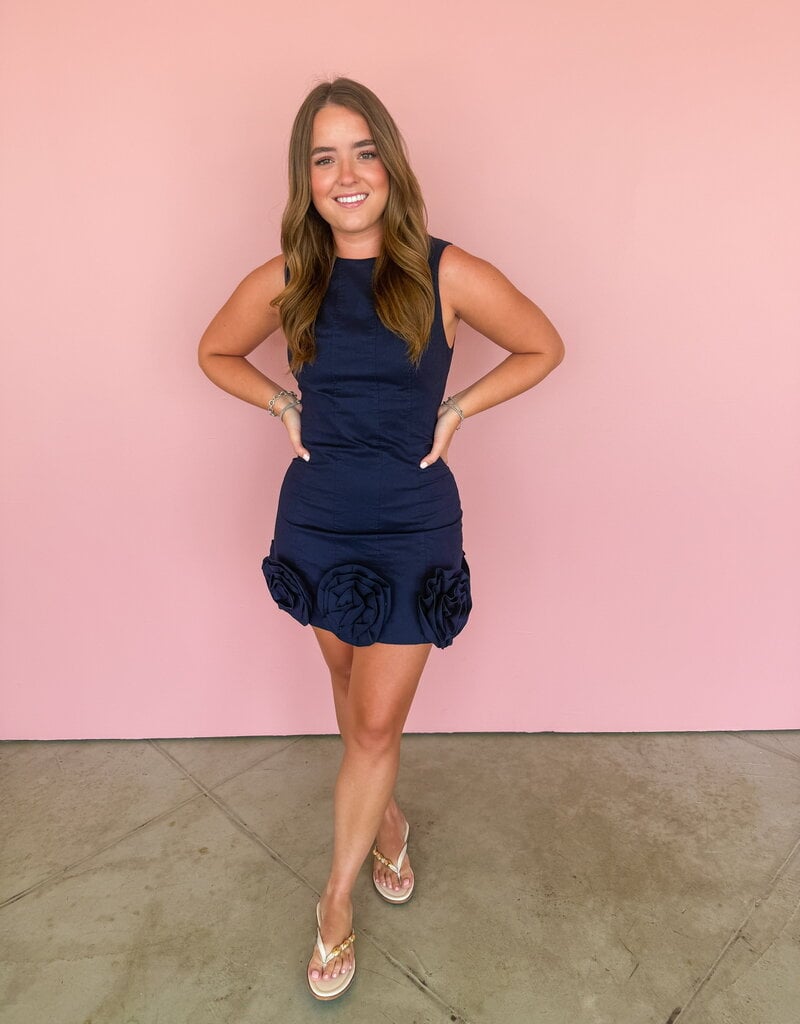 J.HOFFMAN'S Renia Dress- Navy