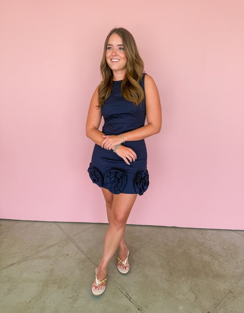 J.HOFFMAN'S Renia Dress- Navy