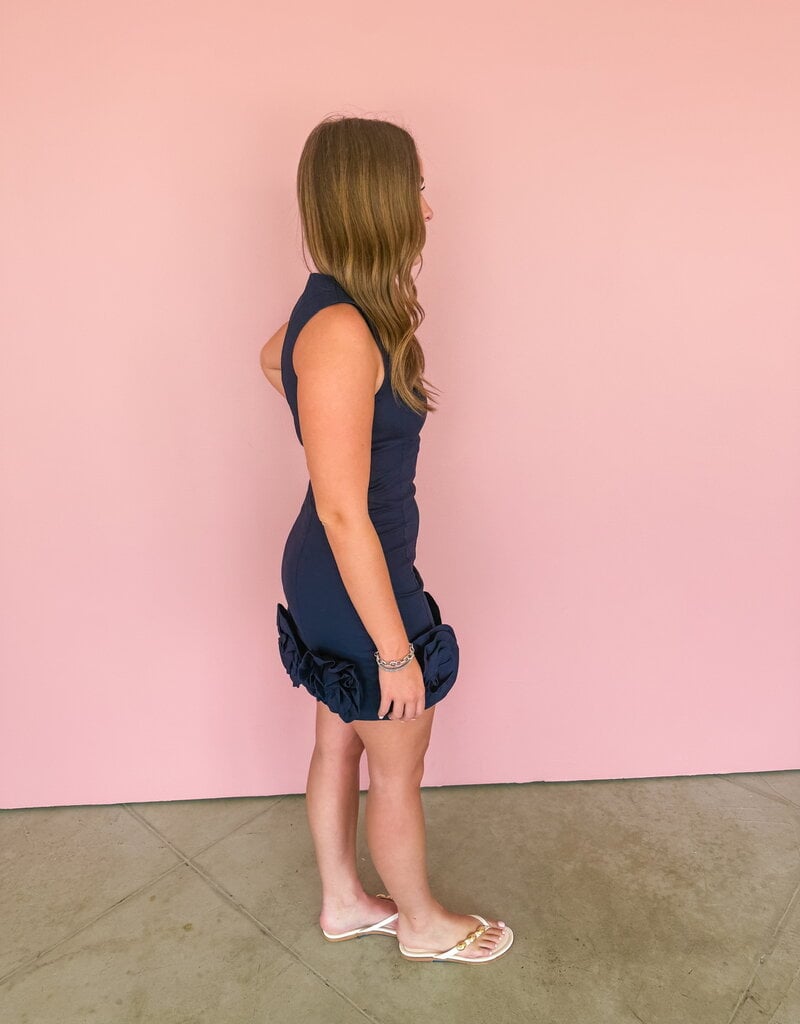 J.HOFFMAN'S Renia Dress- Navy