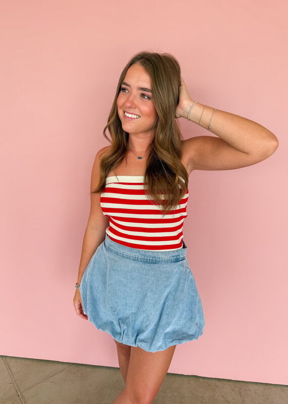 J.HOFFMAN'S Go Time Top- Red