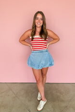 J.HOFFMAN'S Go Time Top- Red