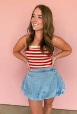 J.HOFFMAN'S Go Time Top- Red