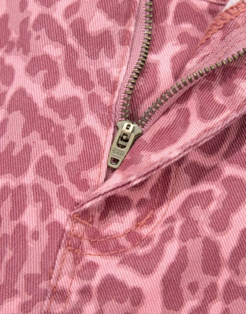 J.HOFFMAN'S Western Love Jean- Pink Leopard