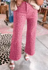 J.HOFFMAN'S Western Love Jean- Pink Leopard