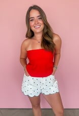 J.HOFFMAN'S Missy Shorts- Polka Dot