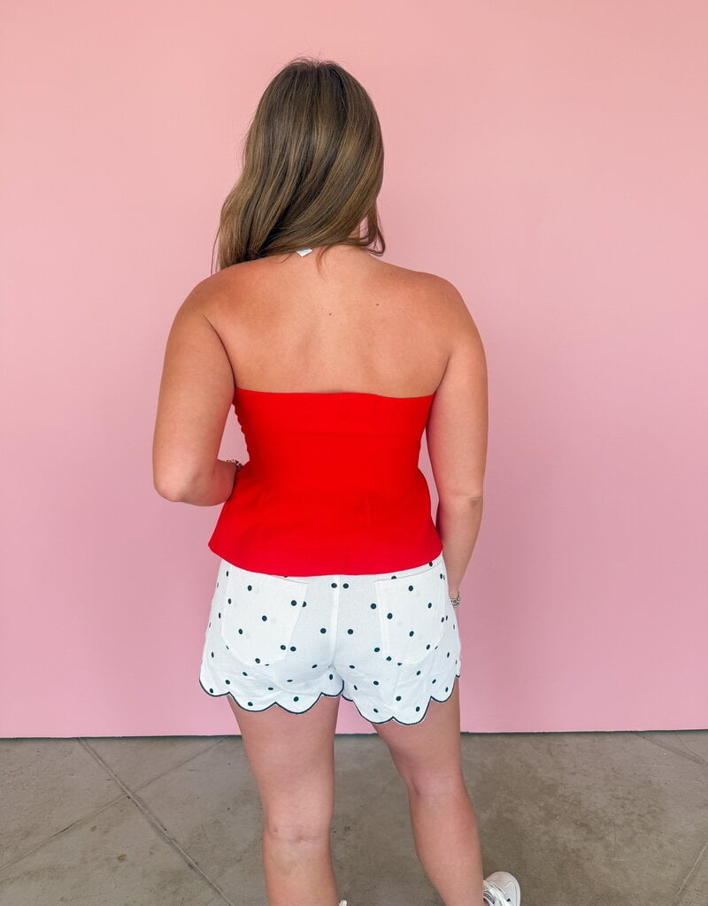 J.HOFFMAN'S Missy Shorts- Polka Dot
