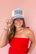 J.HOFFMAN'S God Bless American Trucker Hat