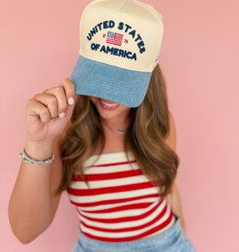J.HOFFMAN'S United States Of America Trucker Hat