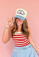 J.HOFFMAN'S United States Of America Trucker Hat