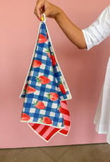J.HOFFMAN'S Berry Sweet Picnic Reversible Hand Towel