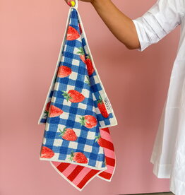 J.HOFFMAN'S Berry Sweet Picnic Reversible Hand Towel