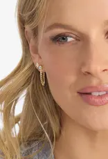 J.HOFFMAN'S Blue Opal Julian Soft Chain Hoops