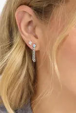 J.HOFFMAN'S Blue Opal Julian Soft Chain Hoops