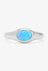 J.HOFFMAN'S Blue Opal Shes A Boss Signet Ring