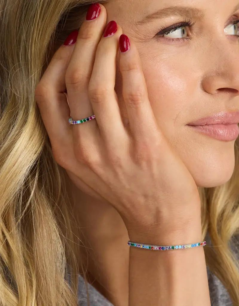J.HOFFMAN'S Multi Heiress Tennis Bracelet