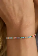 J.HOFFMAN'S Multi Heiress Tennis Bracelet