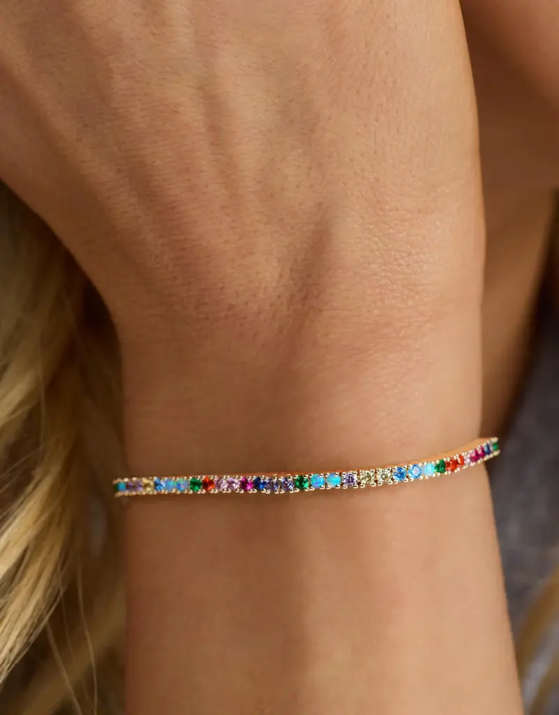 J.HOFFMAN'S Multi Heiress Tennis Bracelet