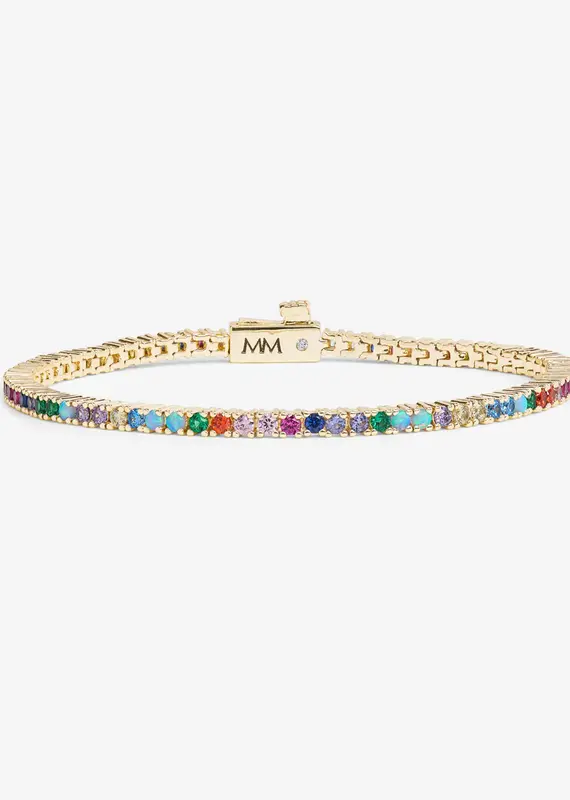 J.HOFFMAN'S Multi Heiress Tennis Bracelet