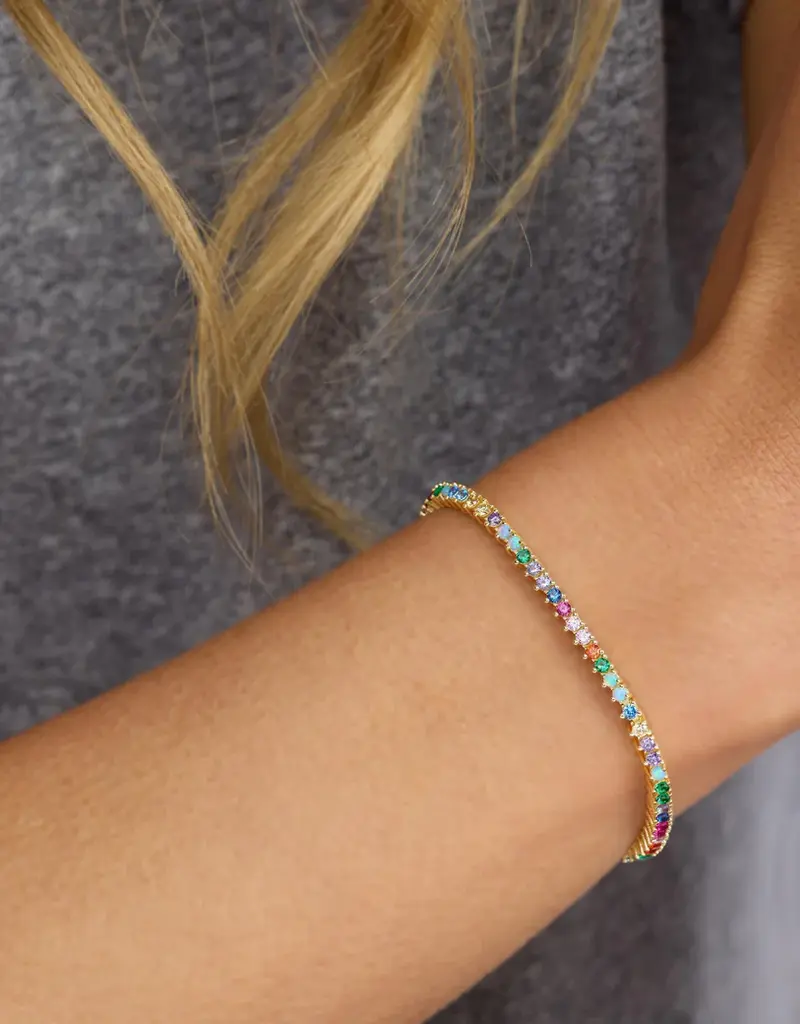 J.HOFFMAN'S Multi Baby Not Your Basic Tennis Bracelet