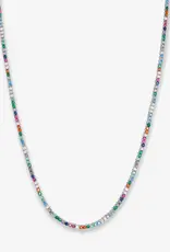 J.HOFFMAN'S Multi Baby Heiress Tennis Necklace