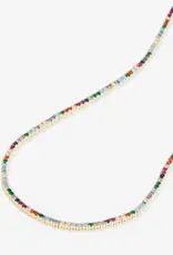 J.HOFFMAN'S Multi Baby Heiress Tennis Necklace