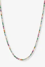 J.HOFFMAN'S Multi Baby Heiress Tennis Necklace