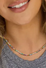 J.HOFFMAN'S Multi Baby Heiress Tennis Necklace