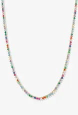 J.HOFFMAN'S 18' Multi Baby Not Your Basic Tennis Necklace